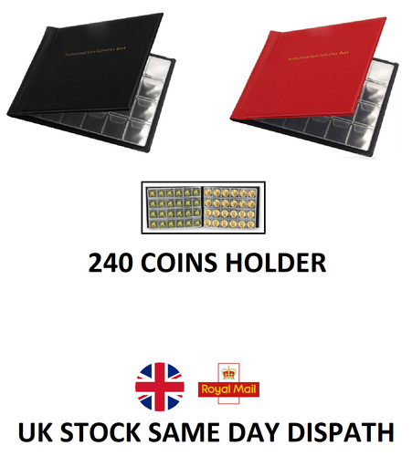 240 coin collection holders - 240,