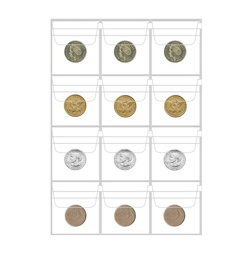Coin collection storage holder - coin,