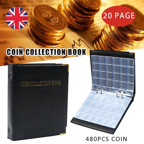 480 coin collection - collection, album