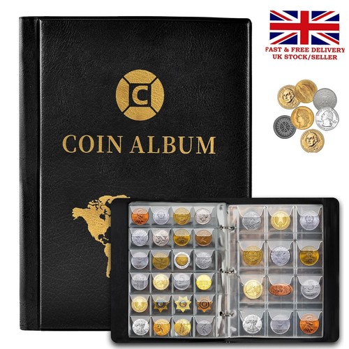 Black coin album for - 420, coins
