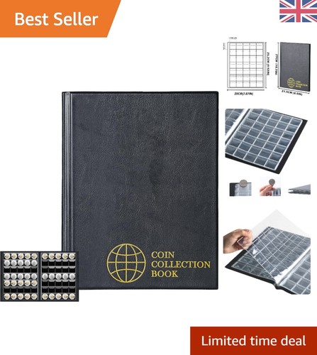 Multi color coin storage album - multi-color,