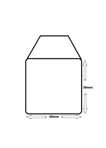 Pack 100 plastic coin - of,