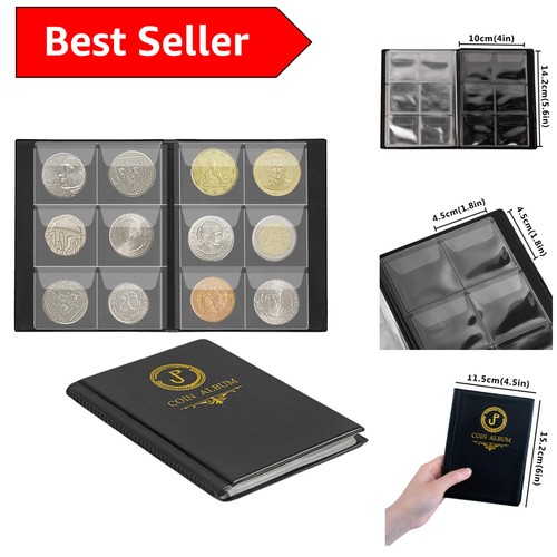Durable coin storage album - coin,