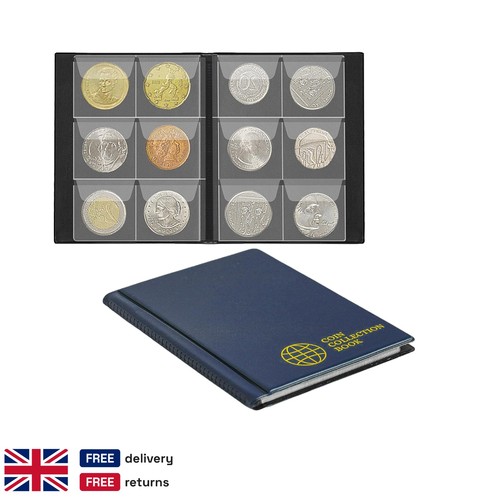 Coin album pockets - pockets, faux