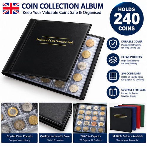 Coin collection album - coin,