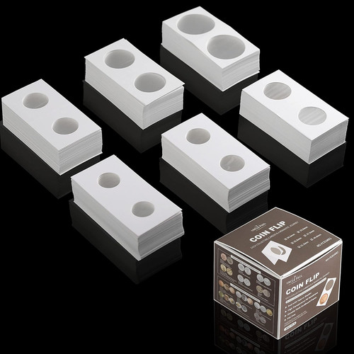300pcs coin flips 2x2 inch - coin,
